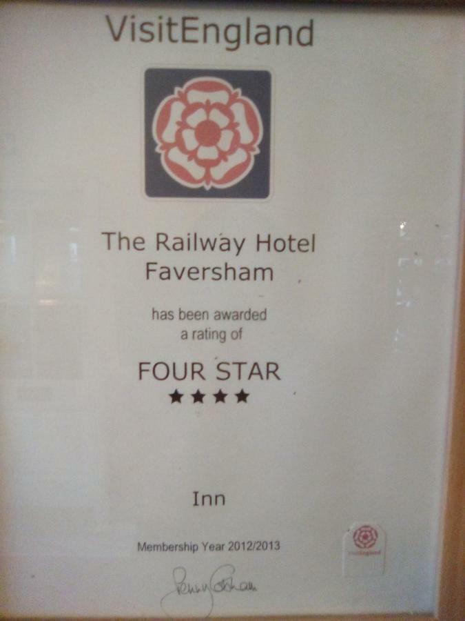 Railway Hotel Faversham Bagian luar foto